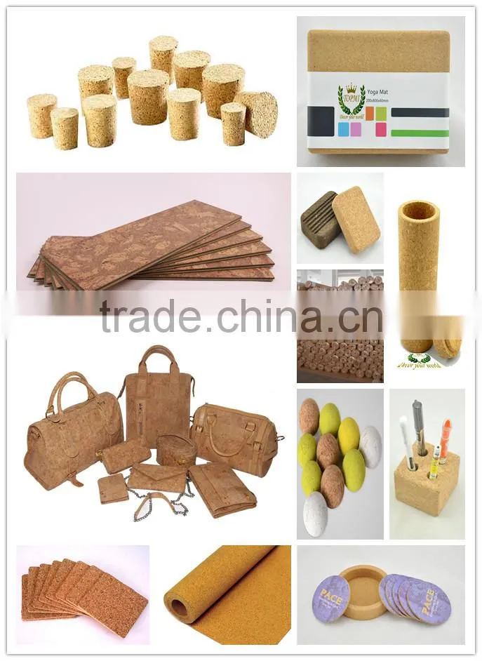 3D natural cork house decoration cork coaster