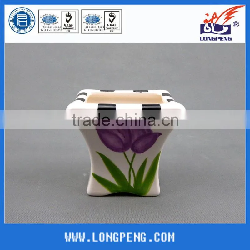 Hot sale dolomite handpainted ceramic flower pot,flower pots & planters
