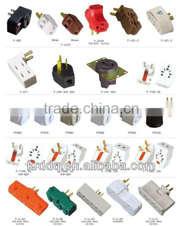new design electric adaptor socket plug
