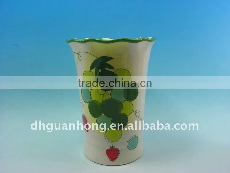 Ceramic white flower vases&pots