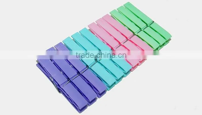 spring strong business gift custom printed colorful clothes pin