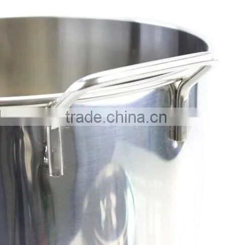 30-60cm 12pcs Stainless Steel with lid kitchen multi equipment used stock pot