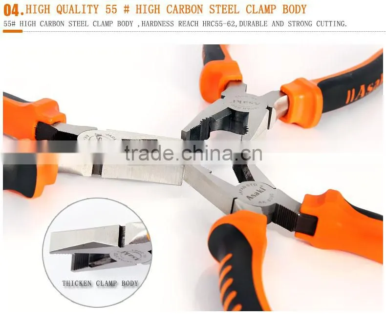 AK-8090 Multi function cutting combination pliers hand tool