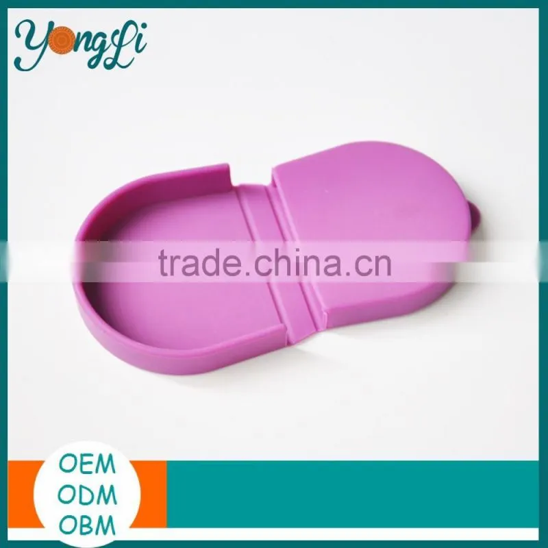 Hot Sales Candy Color Soft Silicone Coin Purse