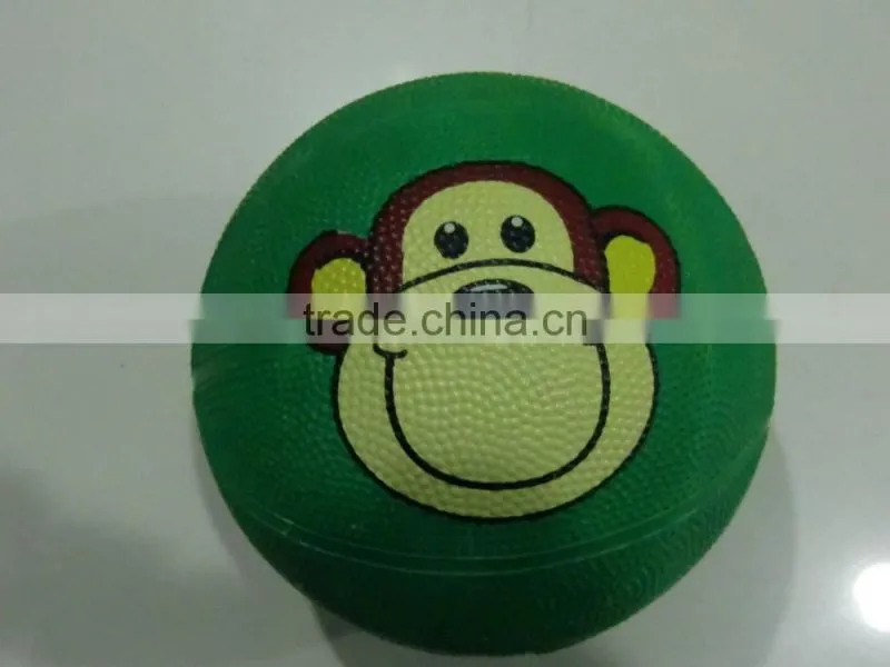 Colorful Rubber Basketball