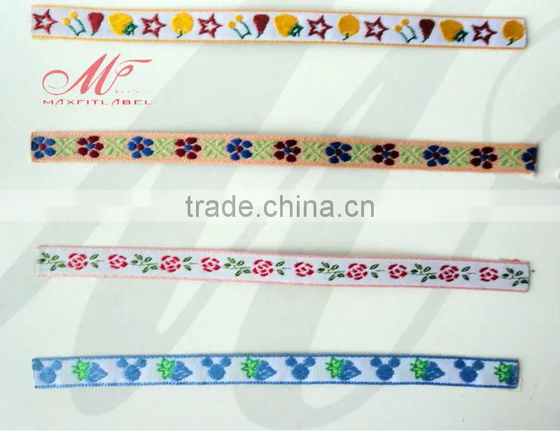 2017 custom printed logo /brand name grosgrain ribbon