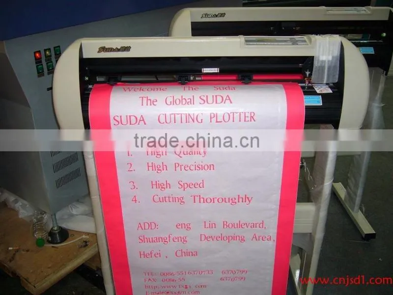 High speed SUDA cheap small paper cutting plotter for A4 paper