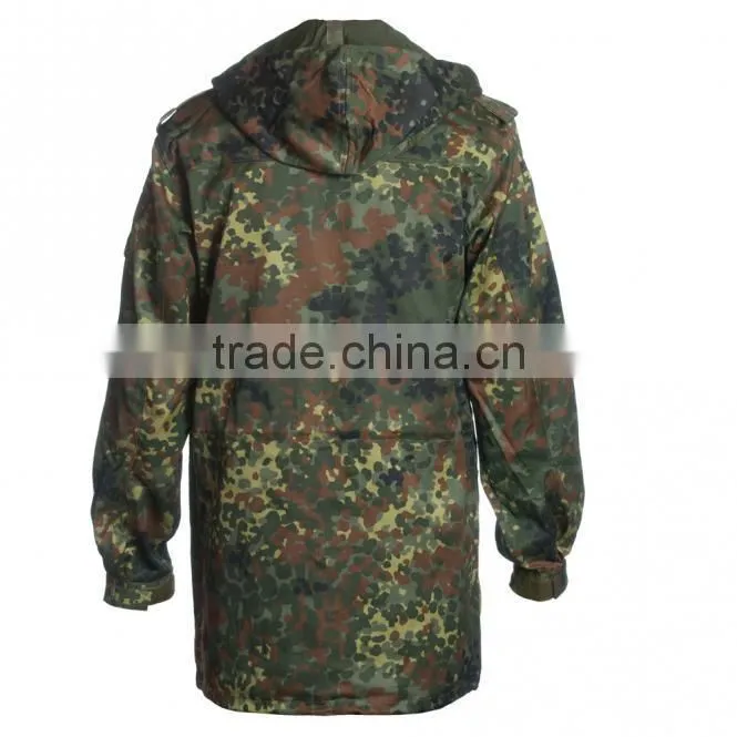 2015 hot sale camo german military parka