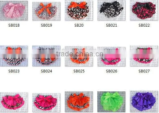 Hot selling new baby infant girls christmas bloomer baby cotton bloomers