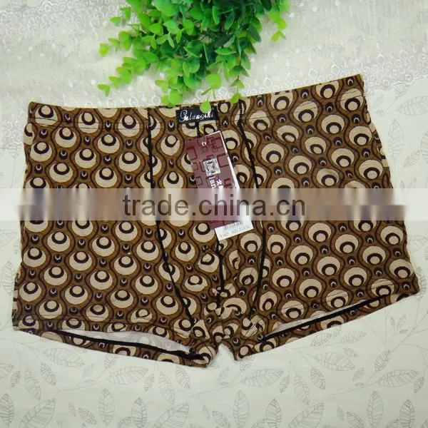 Wholesale high quaily men funny bamboo fiber men boxer briefs fancy men underwear