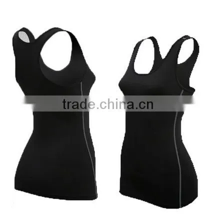 Summer Europe America New Fashion Dri Fit Seamless Spaghetti Strap Tank Top