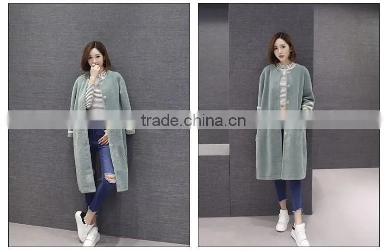 Luxury Thick 100% Genuine Sheep Leather Jacket Women Real Fur Leather Coat Natural Merino Sheep Fur Overcoat