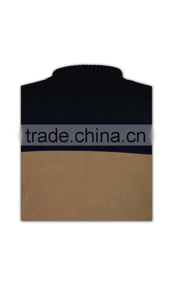 ISO9001/BSCI Manufature OEM Service 100%cotton mens high collar sweaters