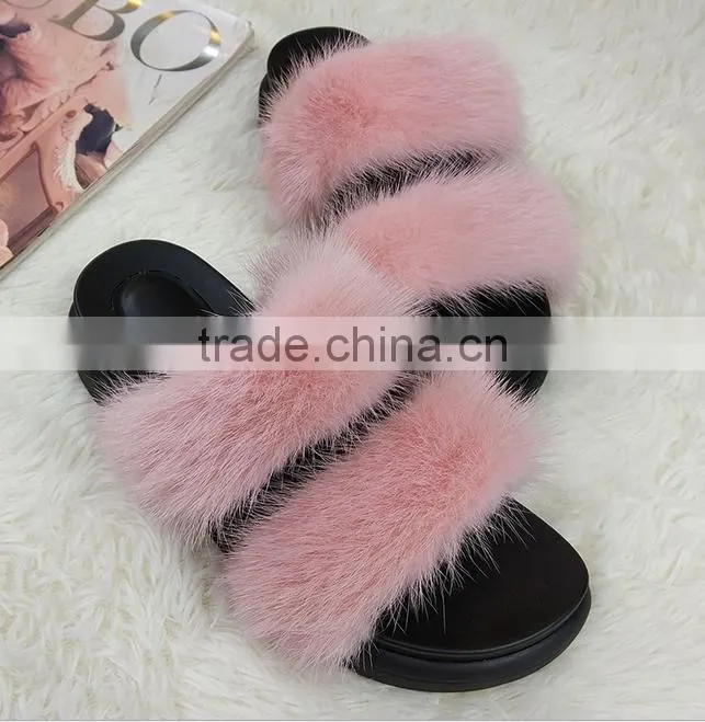 ladies shoes fur quiet warm winter indoor home slipper