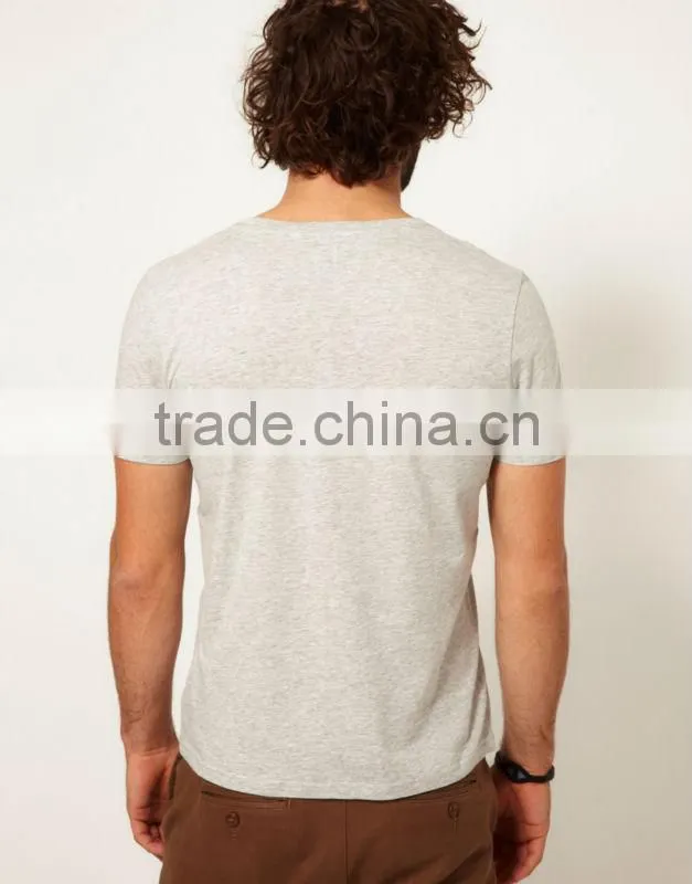 Contrast Printed Pocket Tee Shirts