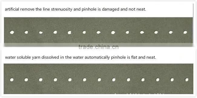Kuraray material raw white for basting and tacking use 20degree 40s/2 pva water soluble sewing thread