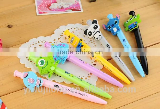 New fashion colorful cute press short ballpoint pen