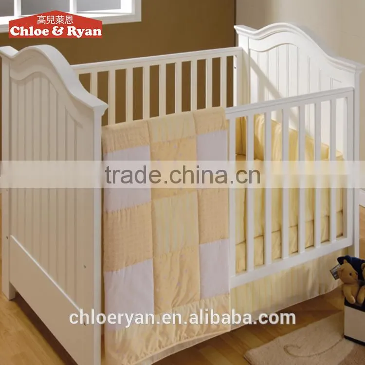 wholesale solid wood multifunction high quality bed baby cribs
