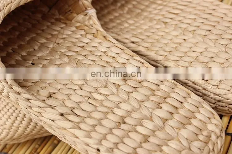 Wholesale straw sandals fashion slipper straw shoes 2016