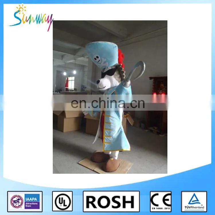 2016 wolf cosplay costume/cartoon character mascot costumes