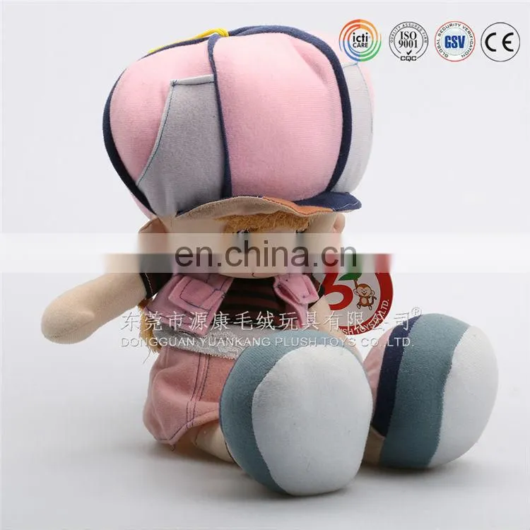 3d face plush doll,3d face with plush toy