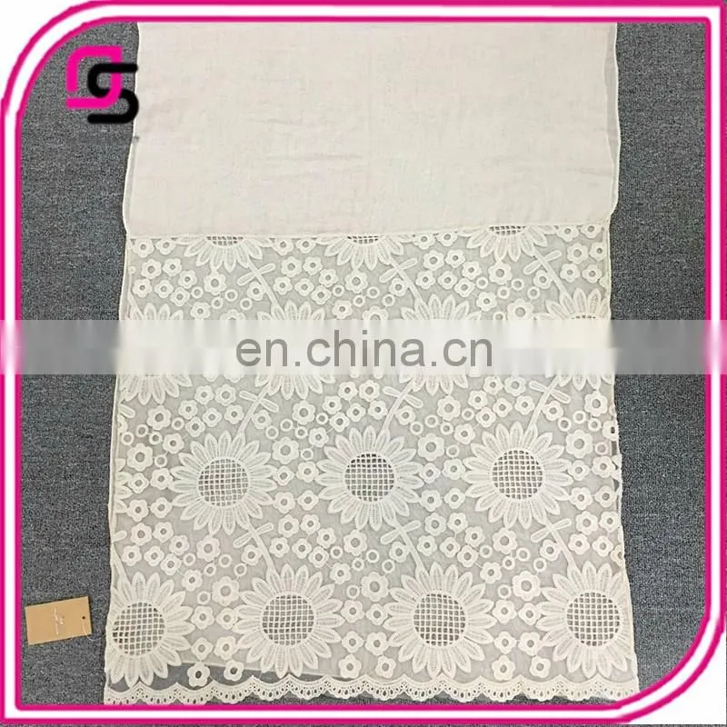 2017 Newest summer temperament crochet lace shawl simple leisure scarf