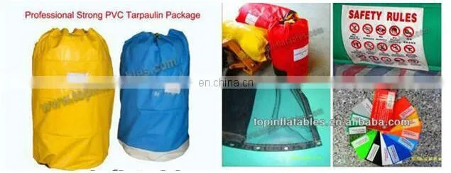 Golden Supplier TOP inflatable zip line with CE certificate