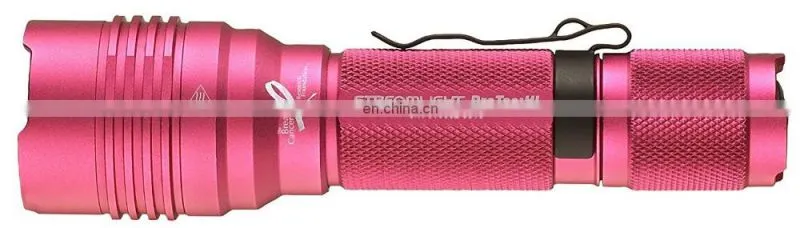 Streamlight 88044 ProTac HL Flashlight with White LED, 2-CR123A Lithium Batteries and Holster, Pink
