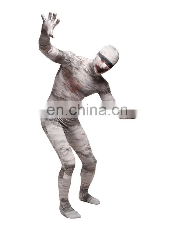 Halloween Mummy Lycra Spandex Zentai Suits Cosplay Costume Wholesale Retail