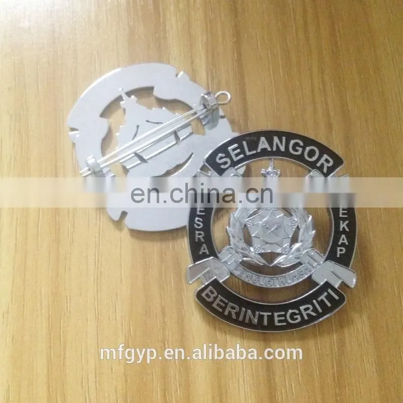 Craft custom gold plated eagle lapel pin