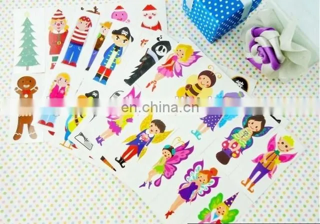 Children's finger tattoo stickers