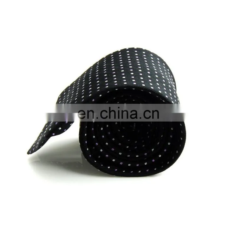 Top grade custom black neckties