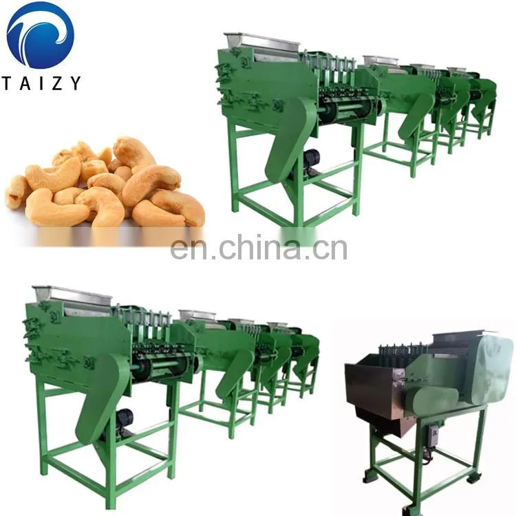 cashew nut cleaning machine cashew nut peeler sheller cashew nut processing machine