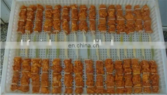 Stainless steel Automatic Shish kebab making machine meat kebab make machine shish kebab machine