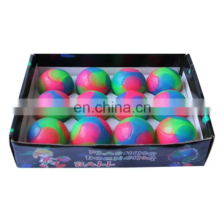 Elastic Ball Glow in The Dark Light Up Dog Toy Balls Flashing Bouncing