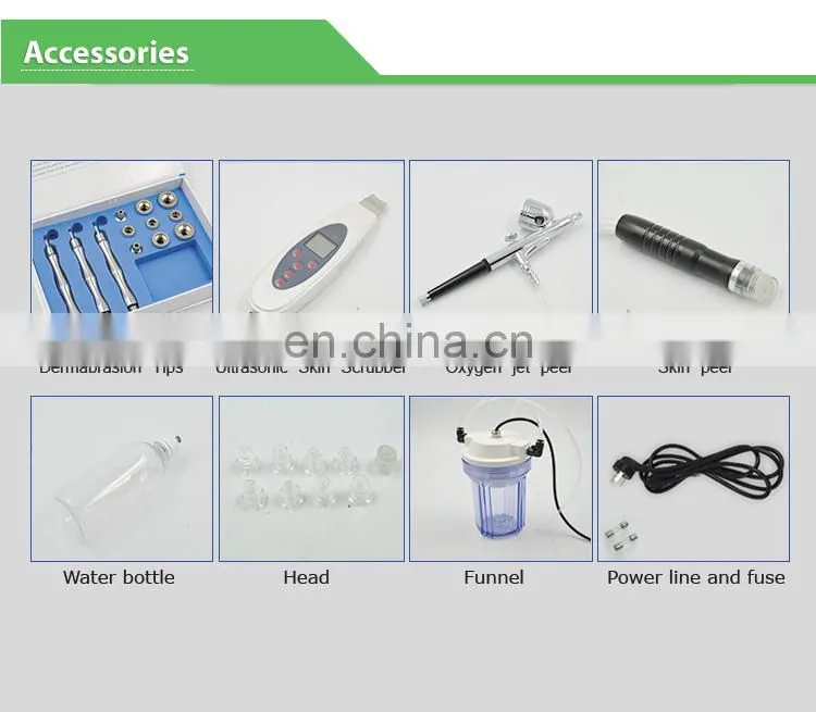 Cheap price 4 in 1 water dermabrasion beauty equipment/water skin peeling for facial cleaning