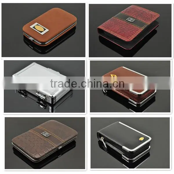 luxury promotional leather boxed gift set with pedicure set