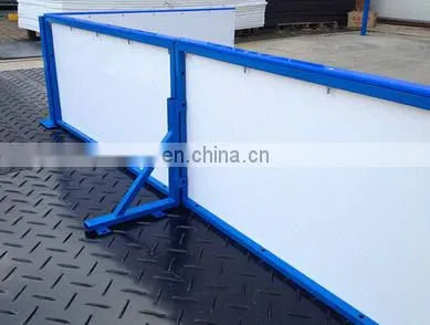 corrosion resistance high impact strength HDPE puck board / HDPE ice hockey dasher board