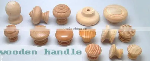 Special shape wooden knob kitchen cabient furniture knob
