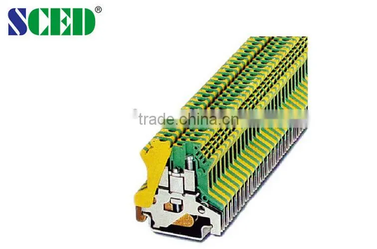 spring terminal grounding type terminal block Terminal Width 4.20mm