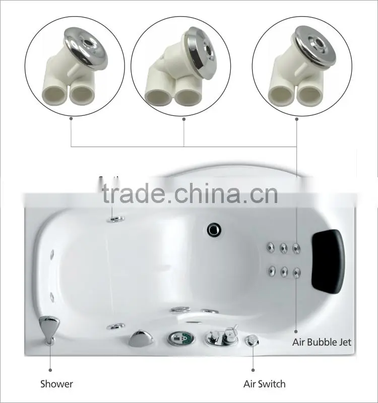 Whirlpool bathtub spare parts hydrotherapy jet nozzle bathtub