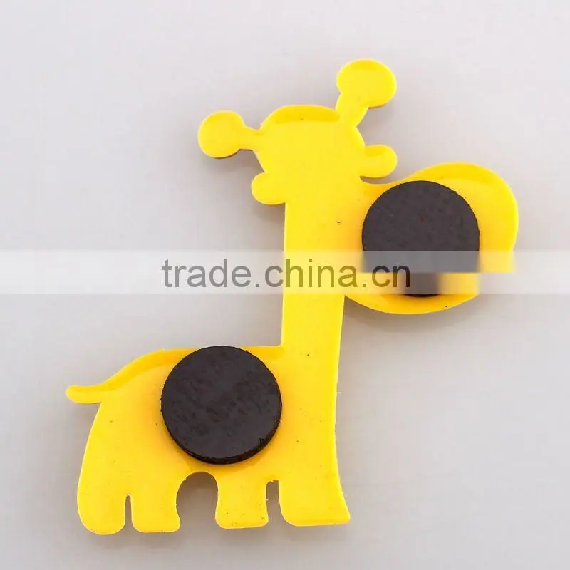 Animal shape PVC magnets for fridge