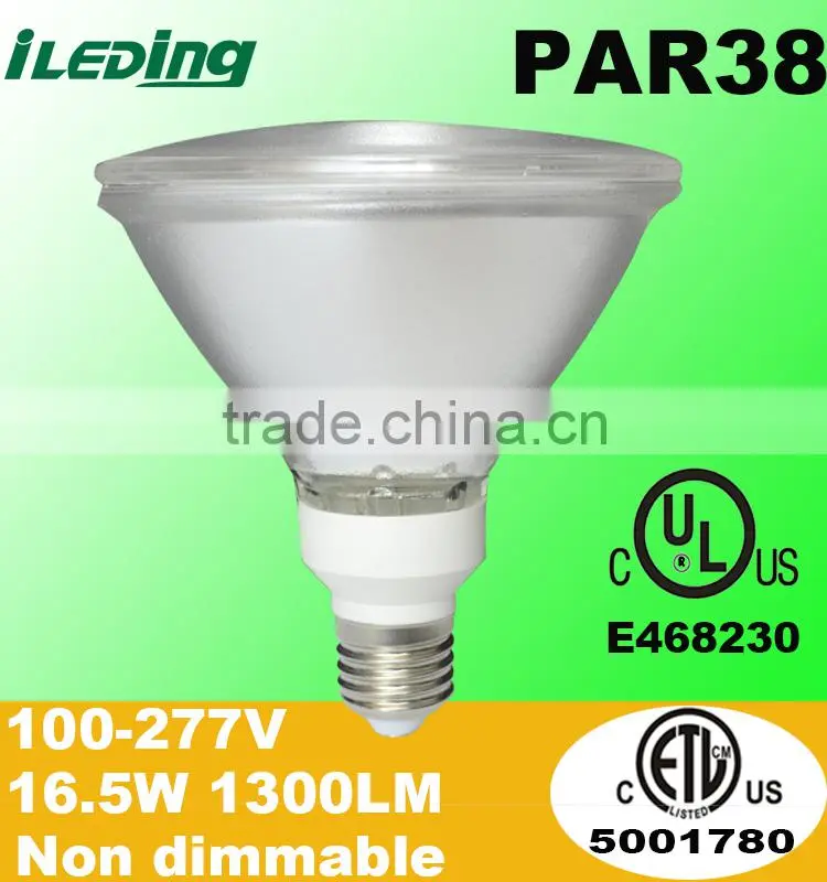 100-277V Non Dimmable 1300lm LED PAR light PAR38