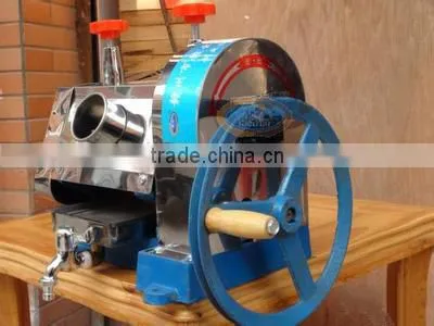 Stainless steel hand-operated sugar cane juicer for selling
