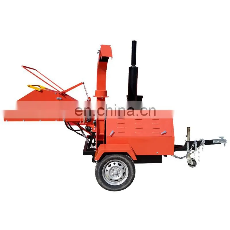 Hydraulic feed PTO wood chipper shredder BX92R for 80HP tractor