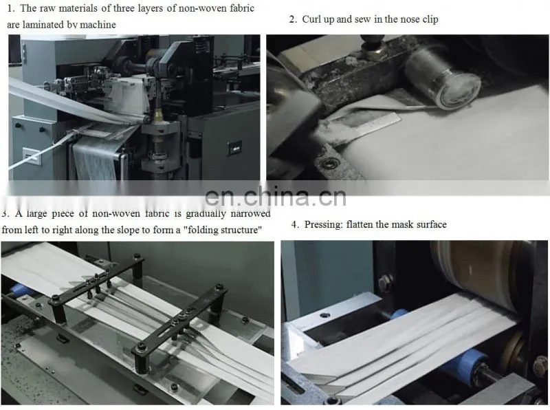 Full Automatic Surgical Mask Making Machine Face Mask Making Machines Madical Masks Production Line