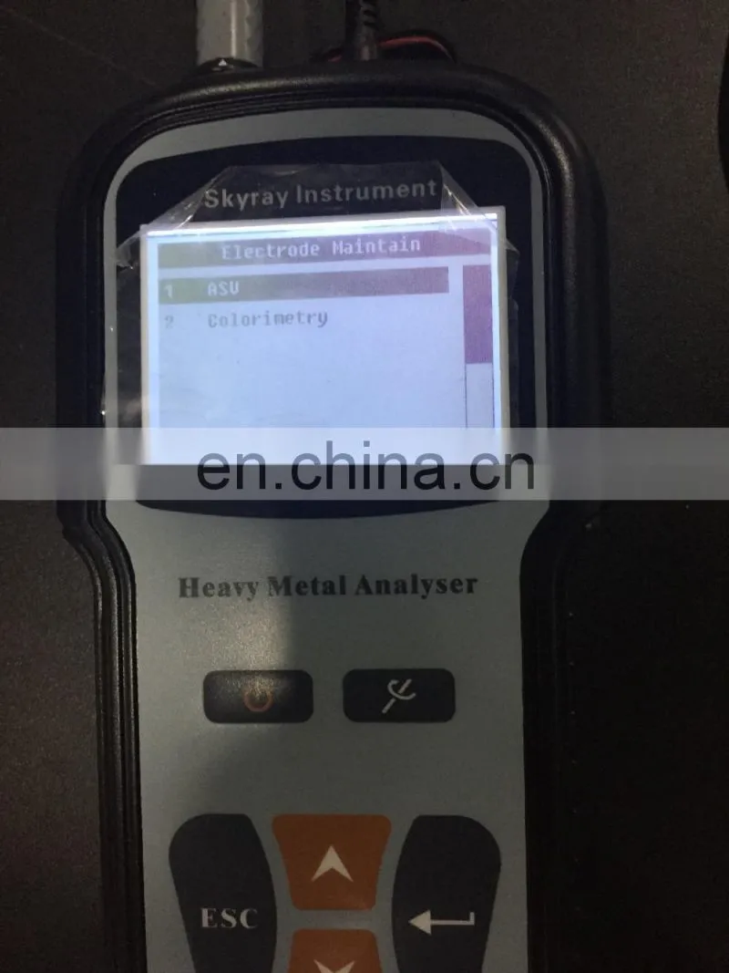 portable water quality test equipment for heavy metals rapid scan
