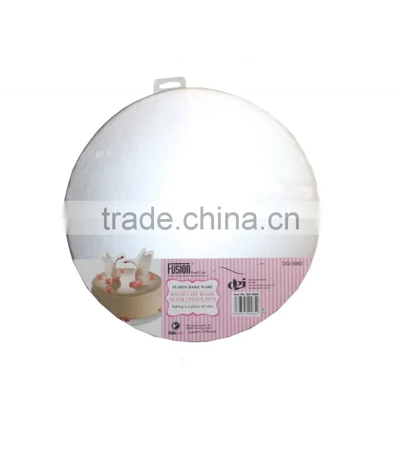 Wholesale Custom Silver Round Cake Boards Cardboard Cake Bases