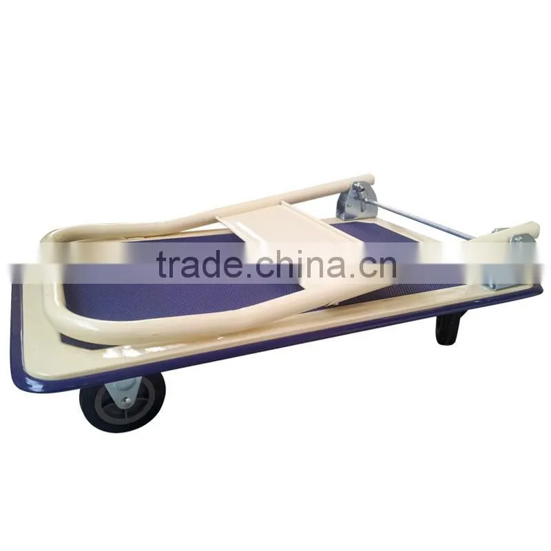 Four-wheeled Platform Trolley Tools Usage Hand Truck foldable