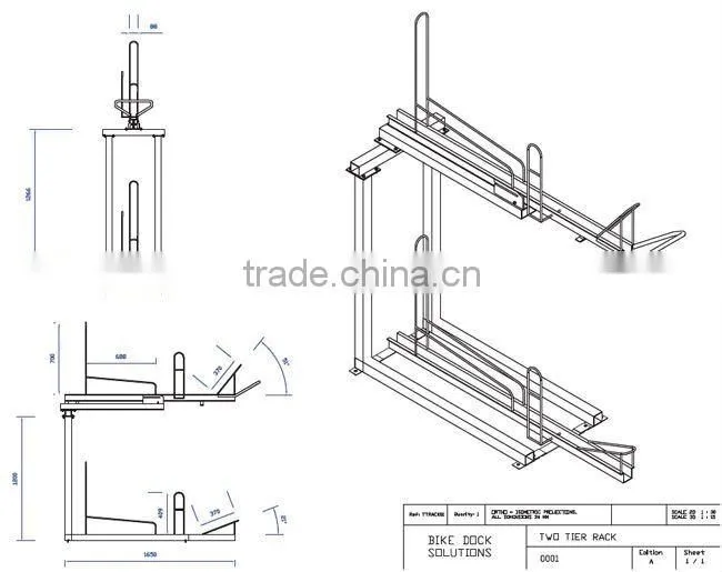Bicycle Storage Rack System